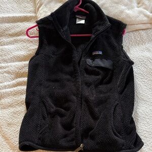 Patagonia Retool Black Fleece Vest